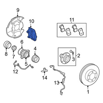 Toyota OE - Front Right Disc Brake Caliper