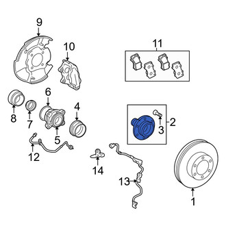 Toyota OE - Front Wheel Hub