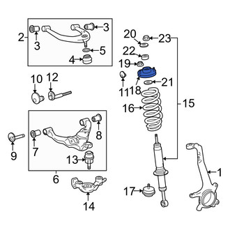 Toyota OE - Front Suspension Strut Bearing