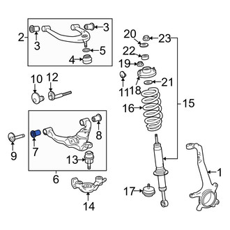 Toyota OE - Front Upper Suspension Control Arm Bushing