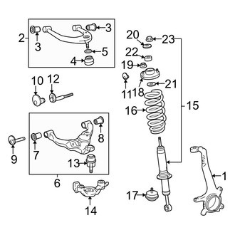 2009 Toyota Tacoma OEM Brakes, Steering, Suspension CARiD