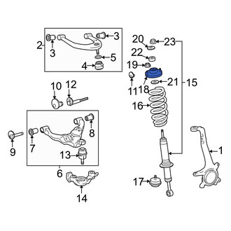 Toyota OE - Front Suspension Strut Bearing