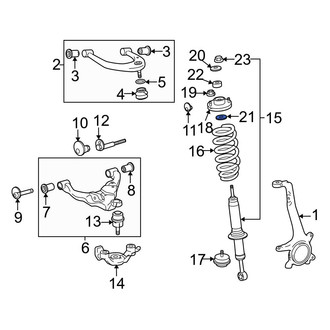 Toyota OE - Lower Suspension Strut Mount Washer
