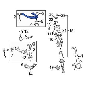 Toyota OE - Front Left Upper Suspension Control Arm