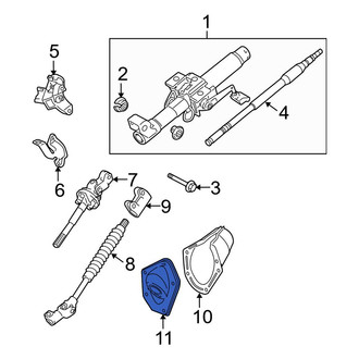 Toyota OE - Front Lower Steering Coupling Boot