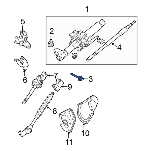 Steering Column Bolt