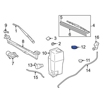 Toyota OE - Front Washer Fluid Reservoir Cap