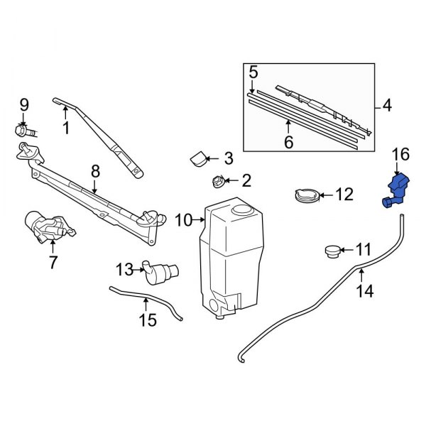 Windshield Washer Nozzle