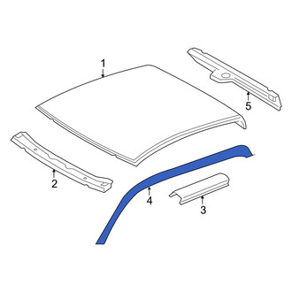 Toyota OE - Right Roof Drip Molding