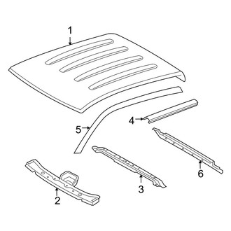 Toyota OE - Cab - Roof & Components (Access Cab)
