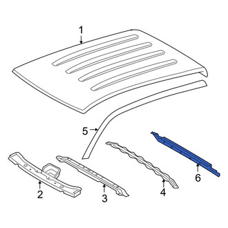Toyota OE - Rear Roof Header Panel