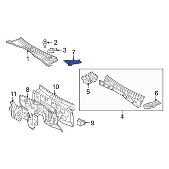 Toyota OE - Left Cowl Side Panel