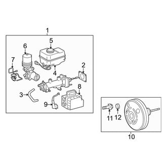 Toyota OE - Cab - Components on Dash Panel (With Stability Control)
