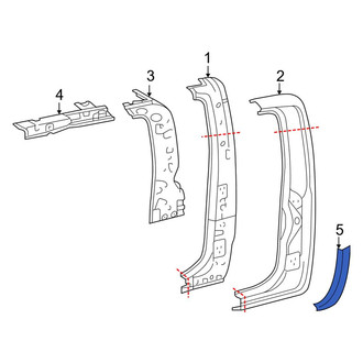 Toyota OE - Left Paint Protection Film
