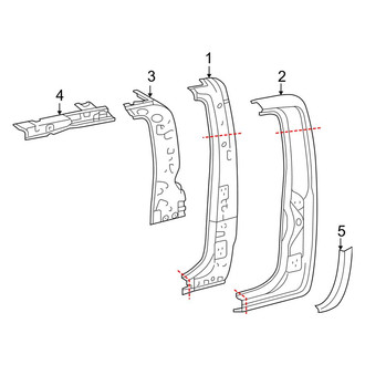 Toyota OE - Cab - Side Panel & Components (Access Cab)
