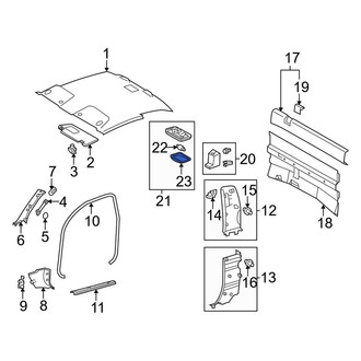Toyota OE - Dome Light Lens