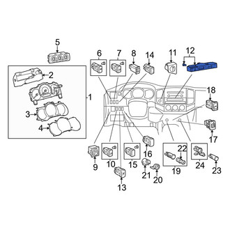 Toyota OE - Hazard Warning Switch