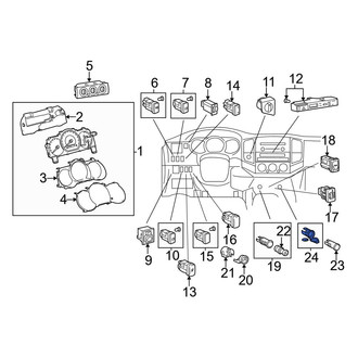 Toyota OE - 12 Volt Accessory Power Outlet Cover