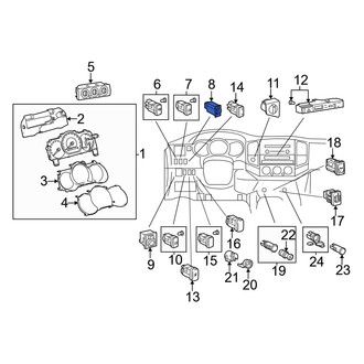 Toyota OE - Instrument Panel Dimmer Switch