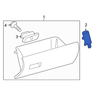 Toyota OE - Glove Box Support