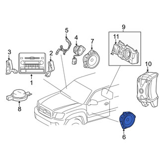 Toyota OE - Front Lower Speaker