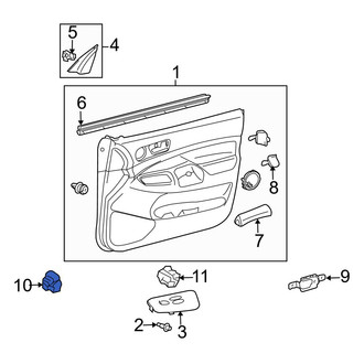 Toyota OE - Front Left Door Lock Switch