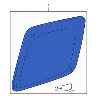 Toyota OE - Rear Left Door Glass