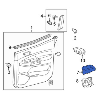 Toyota OE - Rear Interior Door Pull Handle