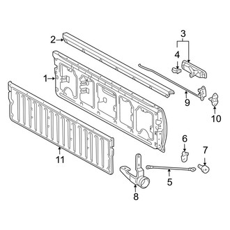 Toyota OE - Pick Up Box - Tail Gate (Regular Cab / Access Cab)
