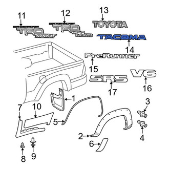 Toyota OE - Front Door Emblem