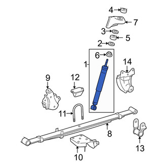 Toyota OE - Front Right Suspension Shock Absorber