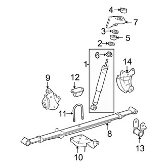 Toyota OE - Rear Suspension - Suspension Components