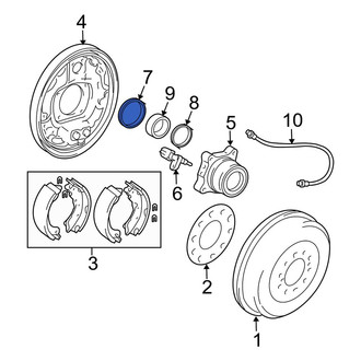 Toyota OE - Rear Drive Axle Shaft Seal