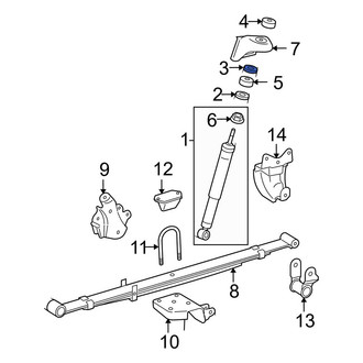 Toyota OE - Upper Suspension Shock Absorber Mount Washer