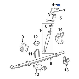 Toyota OE - Upper Suspension Shock Absorber Mount Insulator