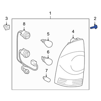 Toyota OE - Tail Light Screw