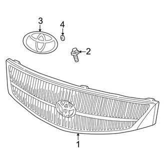 Toyota OE - Grille & Components
