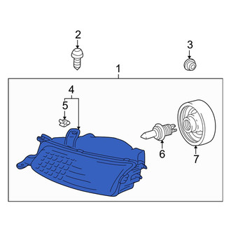 Toyota OE - Front Left Headlight Assembly
