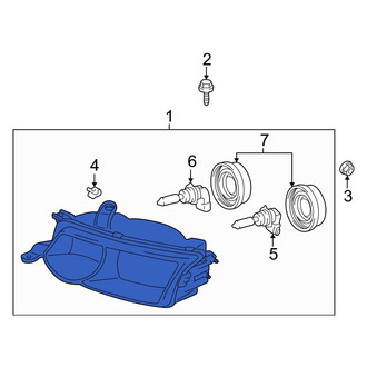 Toyota OE - Front Left Headlight Assembly