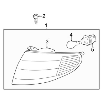 Toyota OE - Front Lamps - Park & Signal Lamps