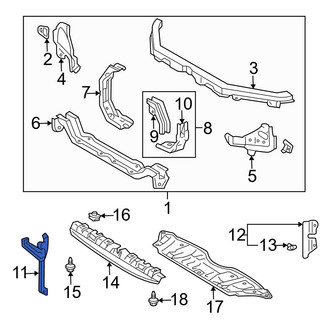 Toyota OE - Hood Latch Support