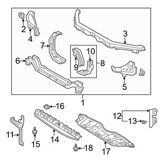 Toyota OE - Radiator Support