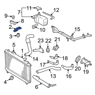 Toyota OE - Upper Radiator Mount Bracket