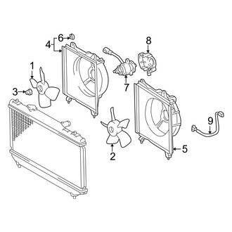 Toyota OE - Cooling Fan (2.2L)