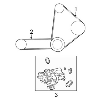Toyota OE - Cooling - Belts & Pulleys (2.2L)
