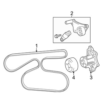 Toyota OE - Cooling - Belts & Pulleys (2.4L)