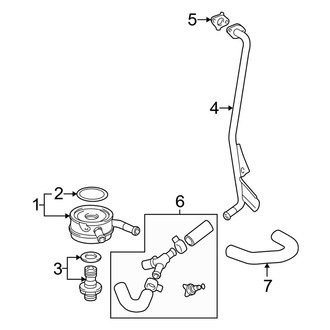 Toyota OE - Cooling - Oil Cooler (2.4L)