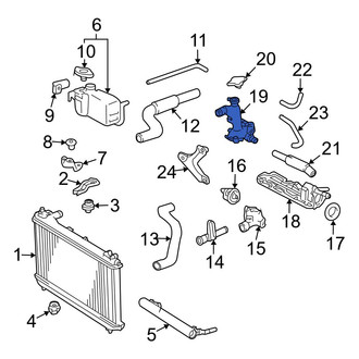 Toyota OE - Engine Coolant Outlet Flange
