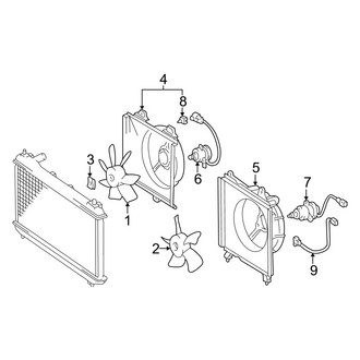 Toyota OE - Cooling Fan (3.0L)