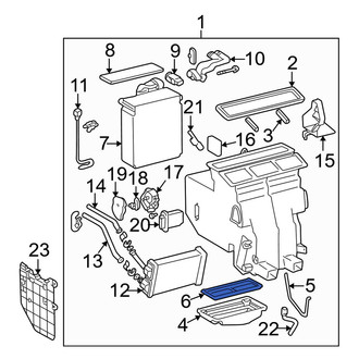 Toyota OE - HVAC Unit Case Cover
